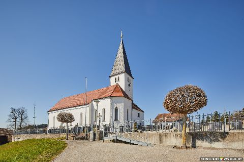 Gemeinde Geratskirchen Landkreis Rottal-Inn Geratskirchen Kirche (Dirschl Johann) Deutschland PAN